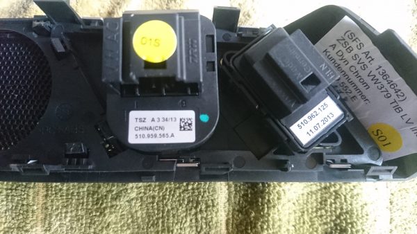PRZEŁĄCZNIK LUSTEREK BLOKADA DRZWI VW GOLF VII 510959565A 510962125 - obrazek 2