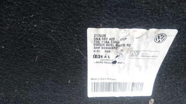 TAPICERKA BOCZEK BAGAŻNIKA VW TIGUAN 5N 5NA867428 - obrazek 2