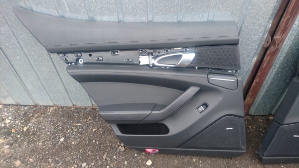 PORSCHE PANAMERA 970 BOCZEK TAPICERKA DRZWI TYŁ. - obrazek 2